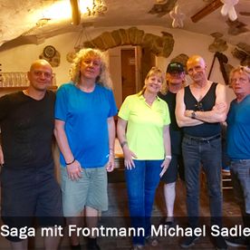 Saga mit Frontmann Michael Sadler zu Gast im Landgasthaus zum Engel