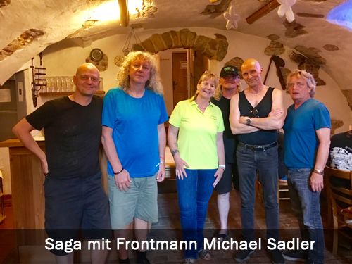 Saga mit Frontmann Michael Sadler zu Gast im Landgasthaus zum Engel